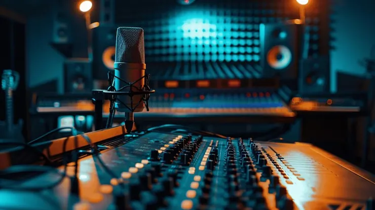 Recording Studio Background